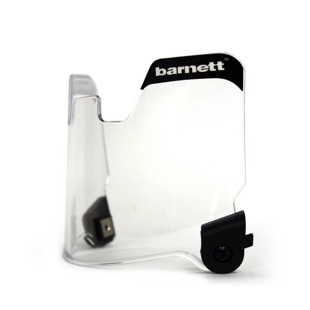 Paquete de 2 Barnett Football Eyeshields/Protección Ocular (Transparente + Azul)